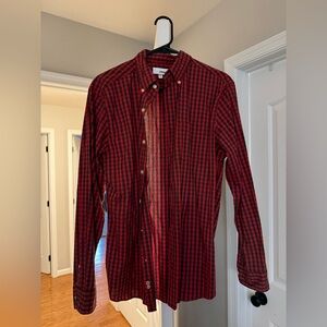 Sonoma Red and Black Plaid Men's Shirt